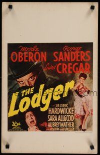 9h189 LODGER WC '43 Laird Cregar as Jack the Ripper, George Sanders, Merle Oberon!
