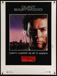 9j031 SUDDEN IMPACT 30x40 '83 Clint Eastwood is at it again as Dirty Harry, great image!