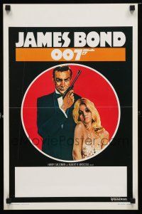9j407 JAMES BOND 007 FILM FESTIVAL Belgian R70s art of Sean Connery with sexiest girl!