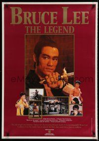 9j501 BRUCE LEE THE LEGEND English 1sh '84 some of the best images of the kung fu legend!