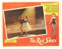 9j234 RED SHOES English LC '48 ballerina Moira Shearer dancing on stage, Powell & Pressburger!