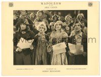 9j267 NAPOLEON French LC '27 Dieudonne as Bonaparte singing La Marseillaise w/ Annabella, Abel Gance