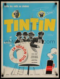 9j436 TINTIN ET LE MYSTERE DE LA TOISON D'OR French 15x21 '61 Talbot as Herge's Tintin, Tealdi art