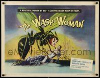 9j023 WASP WOMAN 1/2sh '59 most classic art of Roger Corman's lusting human-headed insect queen!