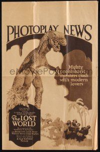 9j077 LOST WORLD herald '25 Willis O'Brien, lots of incredible dinosaur images not seen elsewhere!