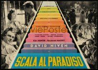 9j429 STAIRWAY TO HEAVEN Italian photobusta R50s Powell & Pressburger classic, David Niven, Hunter
