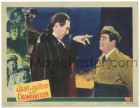 9j145 ABBOTT & COSTELLO MEET FRANKENSTEIN LC #6 '48 c/u of Bela Lugosi as Dracula hypnotizing Lou!