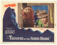 9j199 TREASURE OF THE SIERRA MADRE LC #2 '48 Tim Holt & Humphrey Bogart with gun c/u in window!