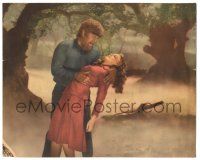 9j205 WOLF MAN LC '41 close up of werewolf Lon Chaney Jr. holding unconscious Evelyn Ankers!