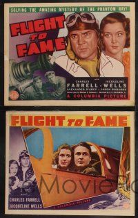 9j213 FLIGHT TO FAME 8 LCs '38 Charles Farrell solving the amazing mystery of the Phantom Ray!