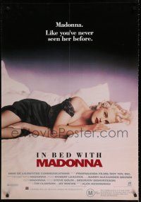 9k074 TRUTH OR DARE Aust 1sh '91 In Bed With Madonna, like you've never seen her before!