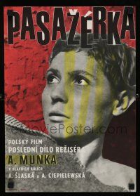 9k377 PASSENGER Czech 11x16 '64 Andrzej Munk's Pasazerka, Bidlo art of Auschwitz inmate!