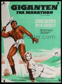 9k773 GIANT OF MARATHON Danish '62 Tourneur & Mario Bava's La Battaglia di Maratona, Steve Reeves!