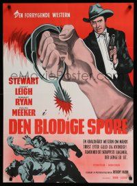 9k827 NAKED SPUR Danish R60s action art of strong man James Stewart & bloody spur!