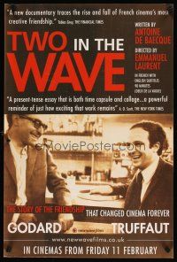 9k097 TWO IN THE WAVE adv English double crown '10 Deux de la Vague, directors Godard & Truffaut!