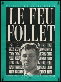 9k690 FIRE WITHIN French 23x32 '63 Louis Malle's Le Feu Follet, Maurice Ronet, Ferracci art!
