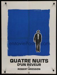 9k691 FOUR NIGHTS OF A DREAMER French 23x32 '71 Robert Bresson's Quatre Nuits d'un Reveur!