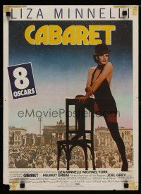 9k712 CABARET French 15x21 R70s Liza Minnelli sings & dances in Nazi Germany, Bob Fosse!
