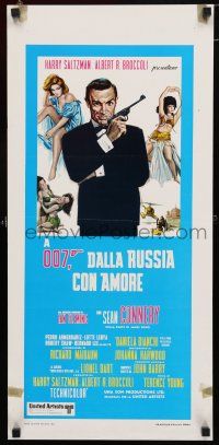 9k418 FROM RUSSIA WITH LOVE Italian locandina R70s Sean Connery is Ian Fleming's James Bond 007!
