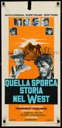 9k420 JOHNNY HAMLET Italian locandina '68 Gilbert Roland in William Shakespeare spaghetti western!