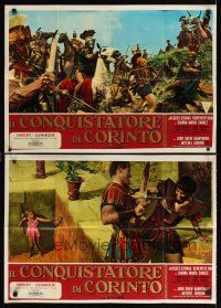 9k469 CENTURION set of 12 Italian photobustas '62 gladiator John Drew Barrymore!