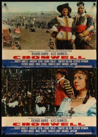 9k450 CROMWELL set of 5 English Italian photobustas '70 Richard Harris & Alec Guinness!