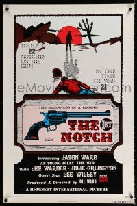 9m007 1ST NOTCH 1sh '74 Jason Ward as Billy the Kid, 22 notches on his gun before he was 21!