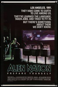 9m038 ALIEN NATION 1sh '88 they've come to Earth to live among us, they learned our language!