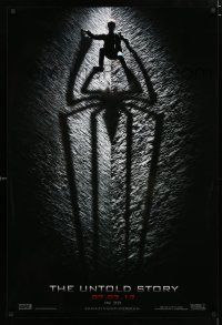 9m043 AMAZING SPIDER-MAN teaser DS 1sh '12 shadowy image of Andrew Garfield climbing wall!