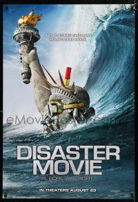 9m240 DISASTER MOVIE teaser DS 1sh '08 not another shallow Hollywood movie, Lady Liberty in snorkle