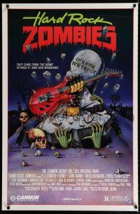 9m359 HARD ROCK ZOMBIES 1sh '85 wild art, they came from the grave to rock n' rave & misbehave!
