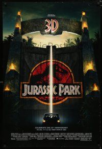 9m435 JURASSIC PARK DS 1sh R13 Steven Spielberg, Richard Attenborough re-creates dinosaurs!