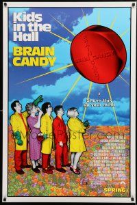 9m436 KIDS IN THE HALL BRAIN CANDY advance DS 1sh '96 Dave Foley, Kevin McDonald, Bruce McCulloch!