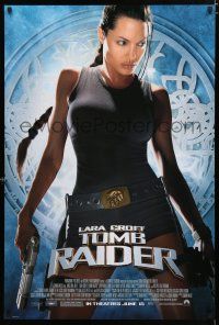 9m448 LARA CROFT TOMB RAIDER advance 1sh '01 sexy Angelina Jolie, from popular video game!