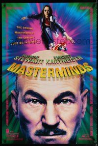 9m500 MASTERMINDS DS 1sh '97 great image of Patrick Stewart, Roger Christian!