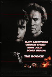 9m650 ROOKIE int'l 1sh '90 Clint Eastwood directs & stars, Charlie Sheen, Raul Julia