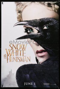 9m694 SNOW WHITE & THE HUNTSMAN teaser 1sh '12 cool image of sexy Charlize Theron!
