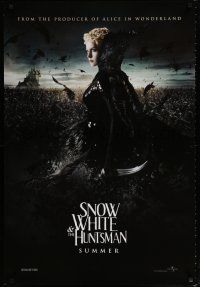 9m693 SNOW WHITE & THE HUNTSMAN Summer teaser DS 1sh '12 cool image of sexy Charlize Theron!