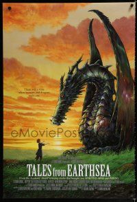 9m745 TALES FROM EARTHSEA DS 1sh '06 Ursula K. Le Guin, art of dragon & boy, fantasy anime!