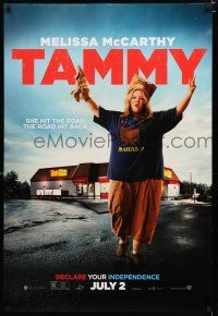 9m746 TAMMY teaser DS 1sh '14 Melissa McCarthy hits the road in title role