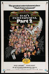 9m755 THAT'S ENTERTAINMENT PART 2 1sh '75 Fred Astaire, Gene Kelly & many MGM greats!