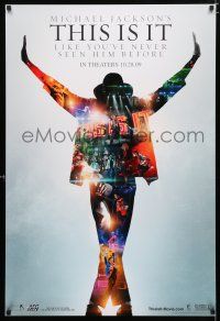 9m761 THIS IS IT teaser 1sh '09 Michael Jackson's final concert rehearsals, cool image!