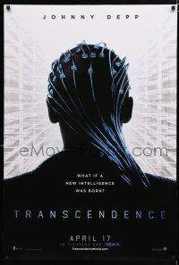 9m780 TRANSCENDENCE April 17 teaser DS 1sh '14 Johnny Depp, Kate Mara, a new intelligence is born!