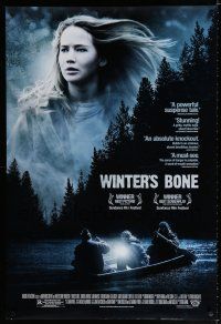 9m828 WINTER'S BONE DS 1sh '10 Debra Granik directed, Jennifer Lawrence, Ozarks poverty drama!