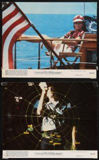 9p247 FINAL COUNTDOWN 2 8x10 mini LCs '80 great image of sexiest Katharine Ross on yacht, cool map!