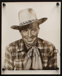 9p854 BRUCE CABOT 3 8x10 stills '40s-50s waist-high smiling portraits of the star!