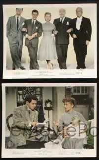 9p187 BUNDLE OF JOY 5 color 8x10 stills '57 Debbie Reynolds, Eddie Fisher, Adolphe Menjou, Noonan!