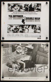 9p791 DOUBLE MAN 4 8x10 stills '67 great images of sexy Britt Ekland, art of Yul Brynner!