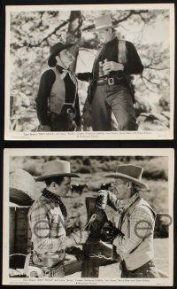 9p731 DRIFT FENCE 5 8x10 stills '36 Buster Crabbe western action, cattle war on the frontier!