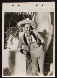 9p792 DUNCAN RENALDO/LEO CARRILLO 4 8x11 key book stills '30s portraits w/ sombrero and cowboy hat!